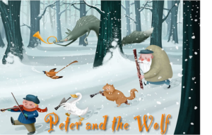 Peter and the Wolf performance poster