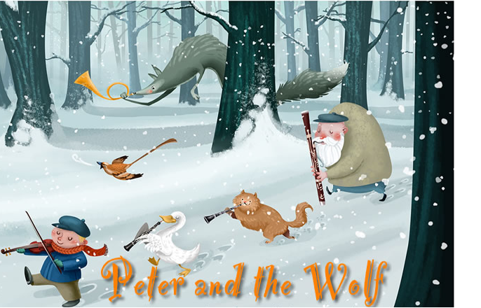 Peter and the Wolf performance poster