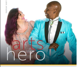 Arts Hero magazine photo of Joey and Soleste